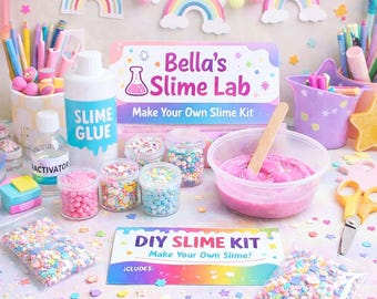 Bella's Slime Lab DIY Kit | Kids Sensory Craft Activity, Make Your Own Slime!
