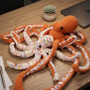 Octopus Crochet Pattern, Cute Amigurumi Sea Creature Plush Toy, DIY Gift for Ocean Lovers and Crafters