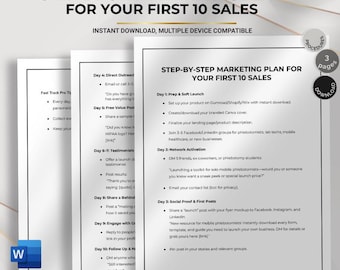 Step-by-Step Marketing Plan, Digital Strategy Guide, Business Growth and Promotion Toolkit
