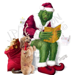 The GRINCH Bathroom Toilet Superhero Santa Claus Christmas Decor Tree Black Friday GIFT