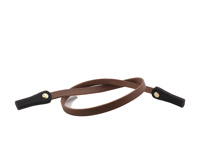 Correa de cuero de grano completo para gafas de sol y gafas graduadas. Personalizable. Fabricada en EE. UU. imagen 9