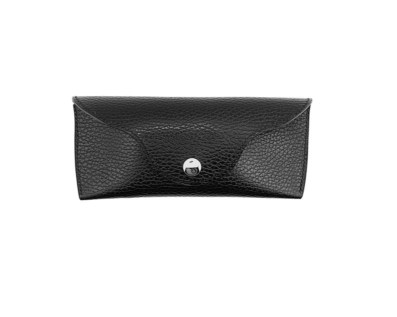 Full Grain Leather Eyeglasses Case, Handmade Sunglasses Protector image 3