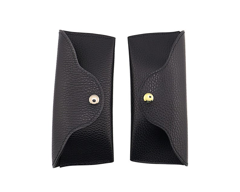 Full Grain Leather Eyeglasses Case, Handmade Sunglasses Protector image 6