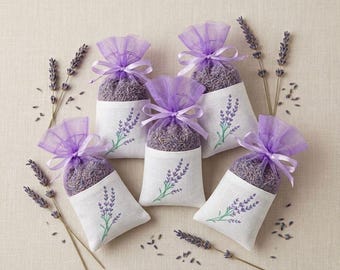 Lavender Sachet Drawer Freshener Natural Closet Scent Bag Wardrobe Storage Refresher Linen Cabinet Organizer Aromatic Gift Housewarming