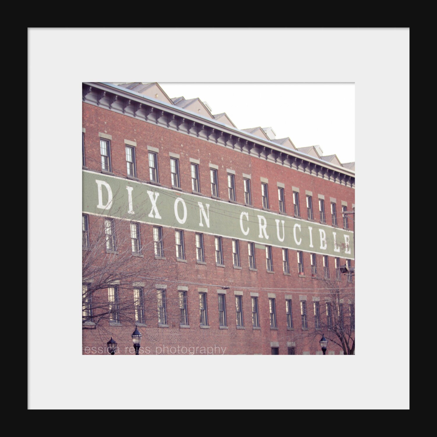 Dixon Mills Pencil Factory Art Print Industrial Rustic Photography