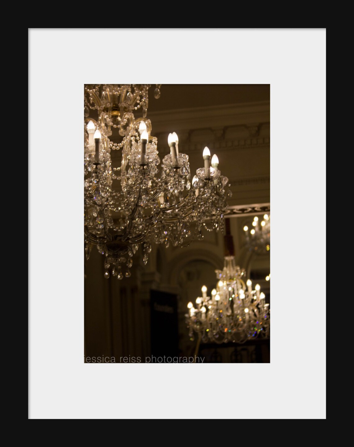 Sepia Vintage Antique Chandeliers Art Print Photography Dublin Etsy