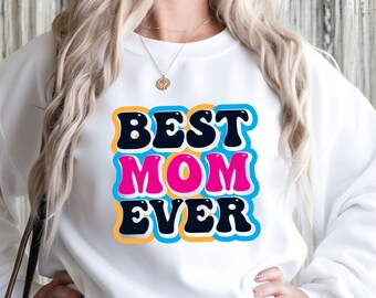 Happy Mother's Day T-Shirt | Retro Mothers Gift Jumper | Mama Love Hoodie | Family Celebration Apparel