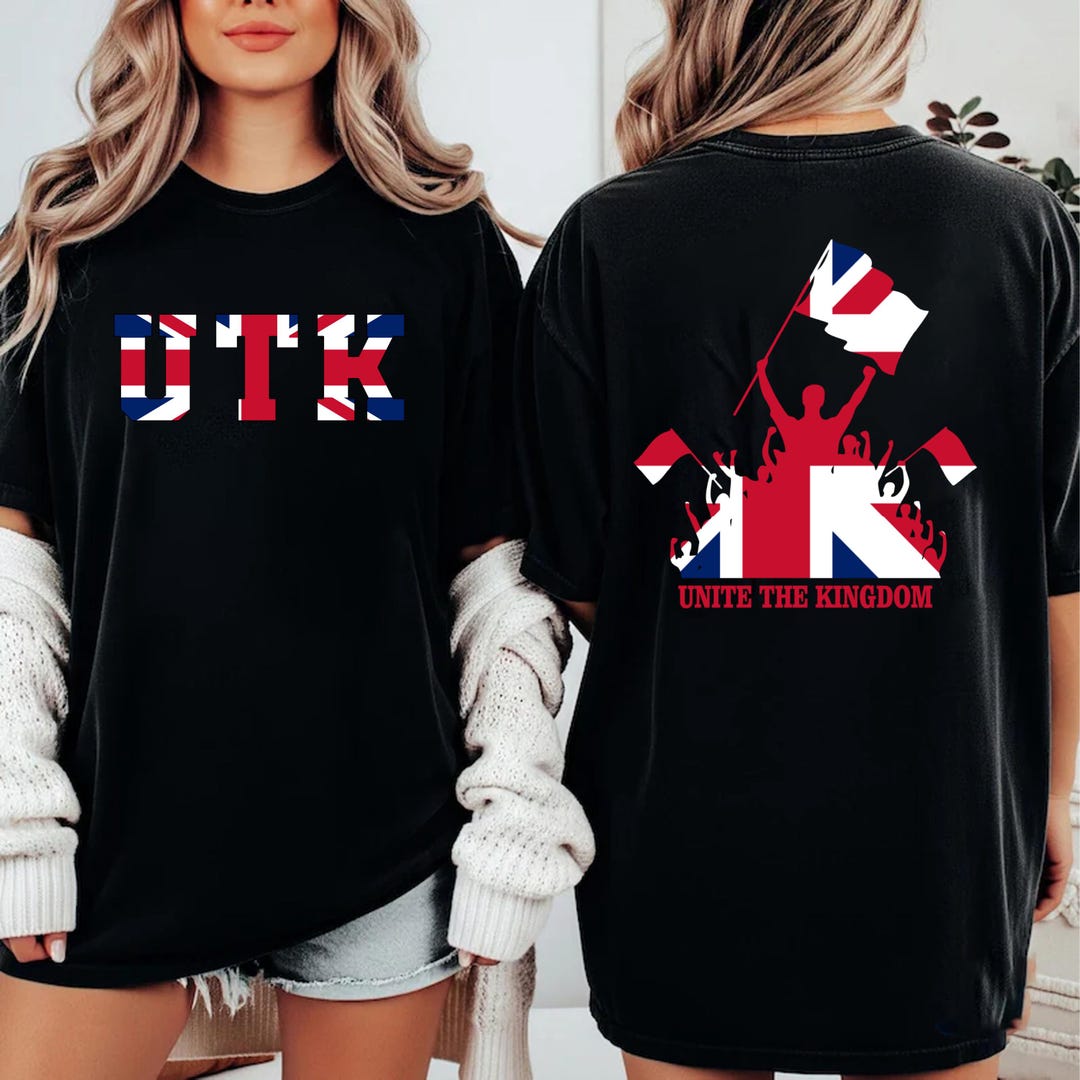 Utk Rally Uk UTK Unite the Kingdom Protest T-shirt | British Patriotic Rally Jumper ...