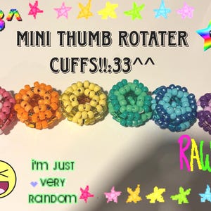 Mini obrotowe mankiety Kandi!!:3