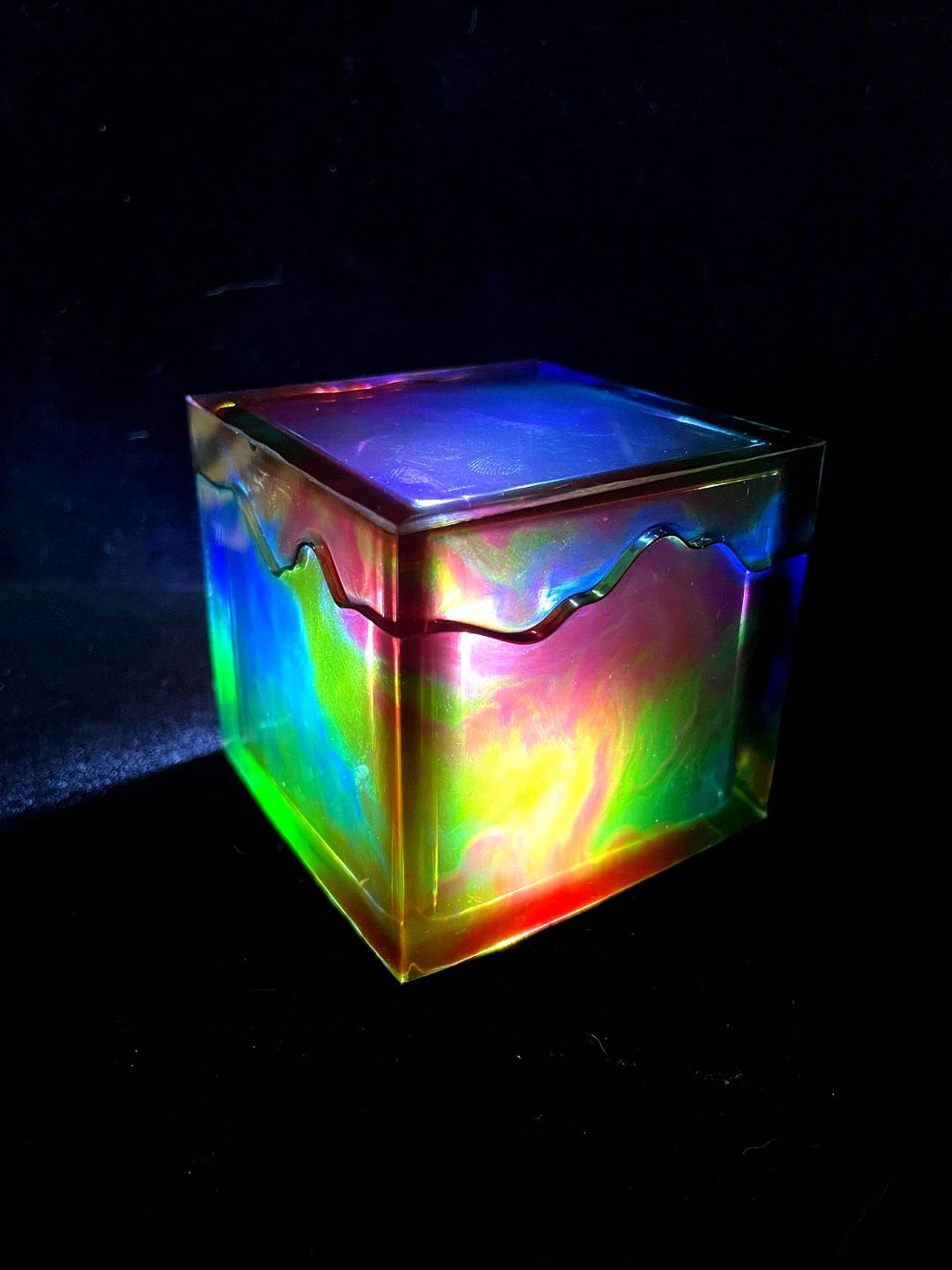 Dice Box - Scintillating Slime Cube - Etsy