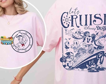 Personalized Disneyland Cruise Line 2026 Shirt, Mickey & Friends Family Cruise Trip Tee, Disneyland Wish Dream Magic Wonder Fantasy