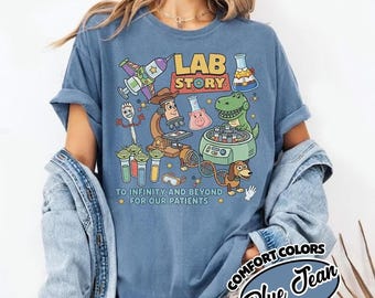 Camiseta Comfort Color Lab Week 2026 para el equipo de laboratorio, camiseta para técnico de laboratorio médico, camiseta para el equipo del grupo de la semana del técnico de atención al paciente MLS MLT MT