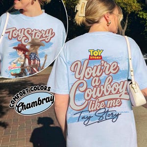 Vintage Toy Story 5 Shirt, You're A Cowboy Like Me Shirt, Toy Story 5 Shirt, WDW Disneyland Family Vacation Trip Tee, Pixar Fest Shirt image 3