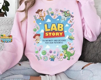 Lab Week 2026 Lab Story Shirt, Med Lab Team, Phlebotomist & MLTMLT Tech Shirt Design, Lab Assistant And Clinical Laboratory Gift