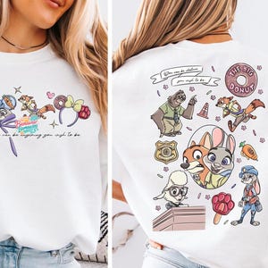 Comfort Colors Zootopia Shirt, Judy Hopps Nick Wilde Tee, Zootopia Friends Shirt, Disney Zootopia Tee, Disney Vacation Tee, 001261 image 1