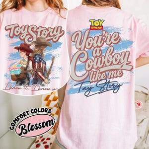 Vintage Toy Story 5 Shirt, You're A Cowboy Like Me Shirt, Toy Story 5 Shirt, WDW Disneyland Family Vacation Trip Tee, Pixar Fest Shirt image 4