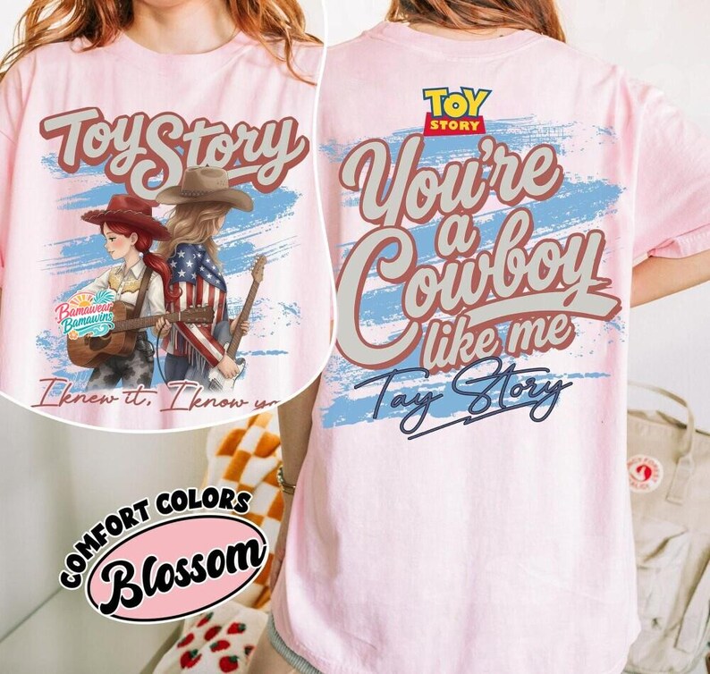 Vintage Toy Story 5 Shirt, You're A Cowboy Like Me Shirt, Toy Story 5 Shirt, WDW Disneyland Family Vacation Trip Tee, Pixar Fest Shirt image 4