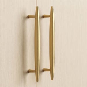 Messing kleerkasttrekker - messing kastknoppen, dressoirgrepen