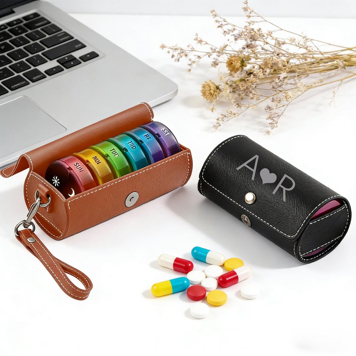 personalised pill opened