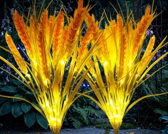 Solar Wheat Ear Stake Lights – Outdoor LED Garden Pathway Lawn Decor, Waterproof Landscape Lighting for Yard Patio Balcony