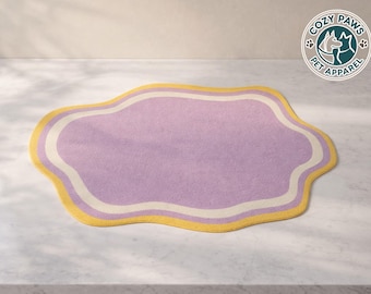 Alfombrilla para comederos de mascotas / Almohadilla absorbente antideslizante de barro de diatomeas de secado rápido