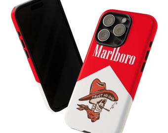 Marllboro Cowboy Tough Phone Case ,  Western Boho, Samsung S25 S24 S22,Holiday Phone Cover