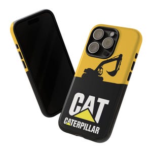 Funda vintage Caterpillar para iPhone 17, 16, 15, 14, 13, 12 y 11, Samsung S25, S24 y S21, ideal para vacaciones. imagen 1