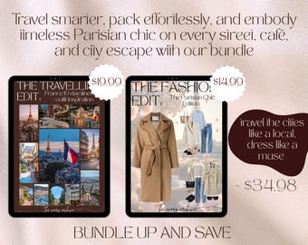 Resplan för Paris och elegant modeguidepaket (PDF)