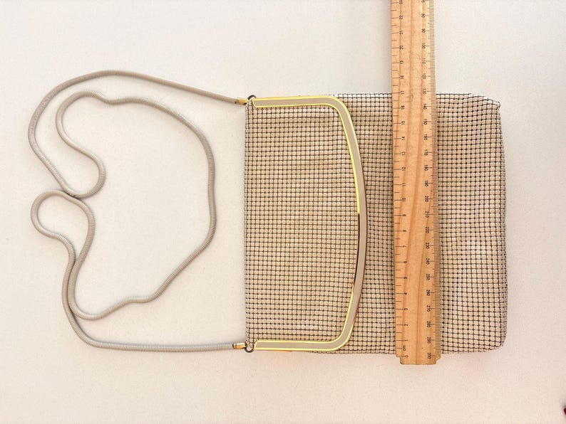 1980s Glomesh envelope shoulder bag