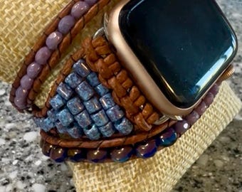 Beaded Apple Watch Band