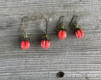 Pumpkin earrings