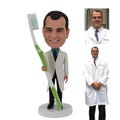Custom Dentist Bobblehead - Personalized Dental Professional Figurine |for Dentists, Dental School Graduation Present
