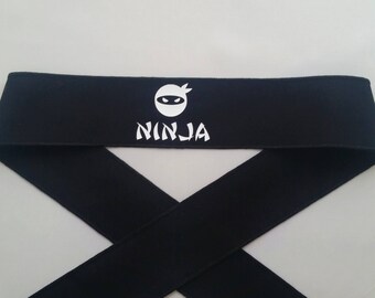 Ninja Headbands With Ninja Face  Non-Personalized