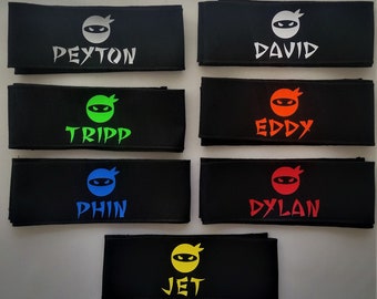 Personalized Ninja Face Headbands