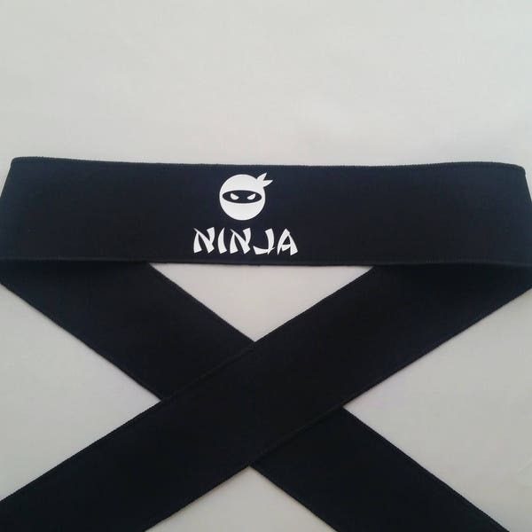 Ninja Headbands With Ninja Face  Non-Personalized