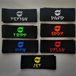 Personalized Ninja Face Headbands