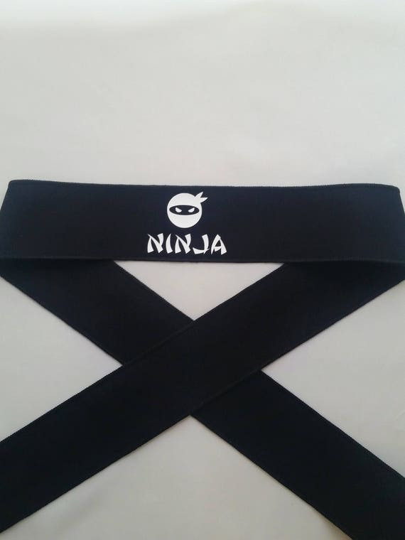 Ninja Headbands With Ninja Face Nonpersonalized Etsy Canada