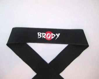 Personalized Ninja Headbands With Suns  Personalized Ninja Headband