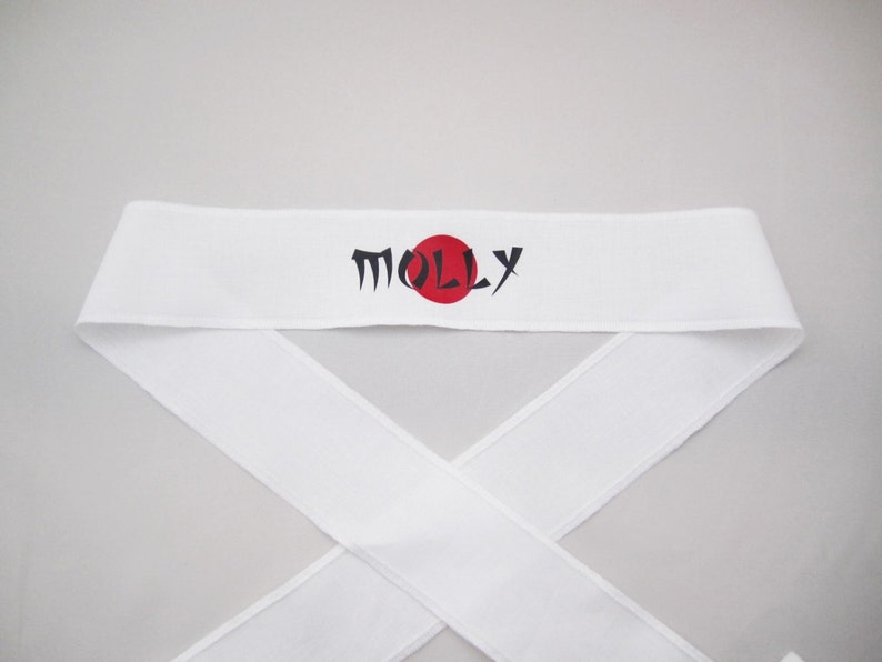 Personalized Martial Arts Ninja Headbands Personalized Etsy