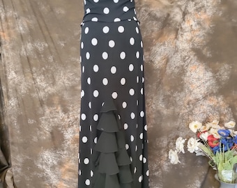 Saia flamenca de bolinhas, disponível em várias cores F21