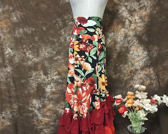 Flamenco Rock mit Rüschen ,F12 mehrere Farben