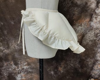 Almofada de algodão para quadril, ideal para anáguas e vestidos históricos.