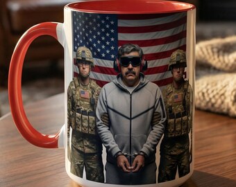 Venezuela Libre Maduro Uncle Sam Wants You Coffee Mug | Military Veteran Flag Accent Mug