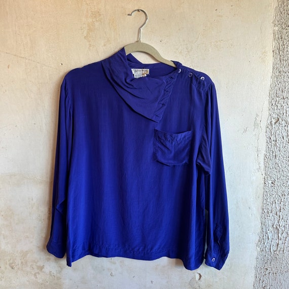 VTG. Evan - Picone purple silk blouse