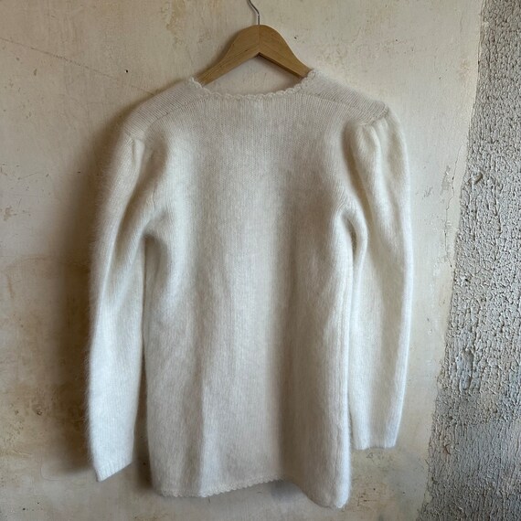 Angora & Lambswool Cardigan - image 5