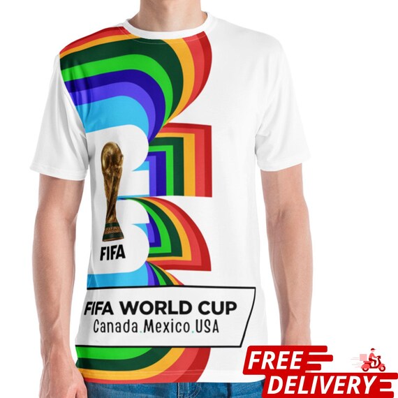 World Cup 2026 Custom T-Shirt, Soccer FIFA Tee, United States Canada Mexico, FIFA 2026