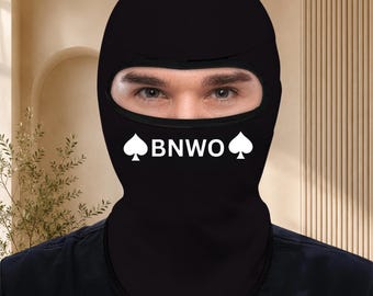 BNWO Ski Mask with Black Spade Logo