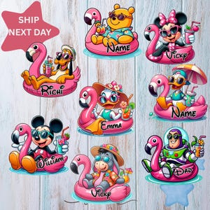 Personalized First Disney Cruise Magnet, Custom Family Vacation Door Sign, Mickey Friends Pool Ring Float, Treasure Wish Dream Magic Ship