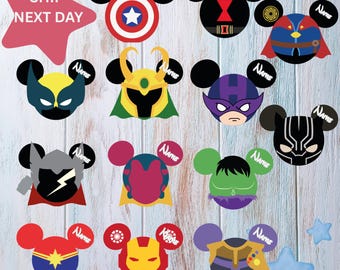 Personalized Disney Cruise Line Marvel Character 2026 Magnet, Superheroes Disney Destiny Magic, Custom Family Cruise Door magnet