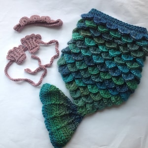 Gehaakte baby zeemeermin patroon, baby zeemeermin outfit patroon, baby zeemeermin kostuum, baby zeemeermin staart, baby zeemeermin haak, baby zeemeermin foto prop